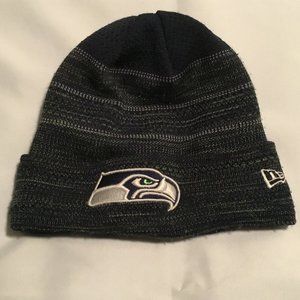 Seattle Seahawks New Era Beanie Fleece Lined GUC